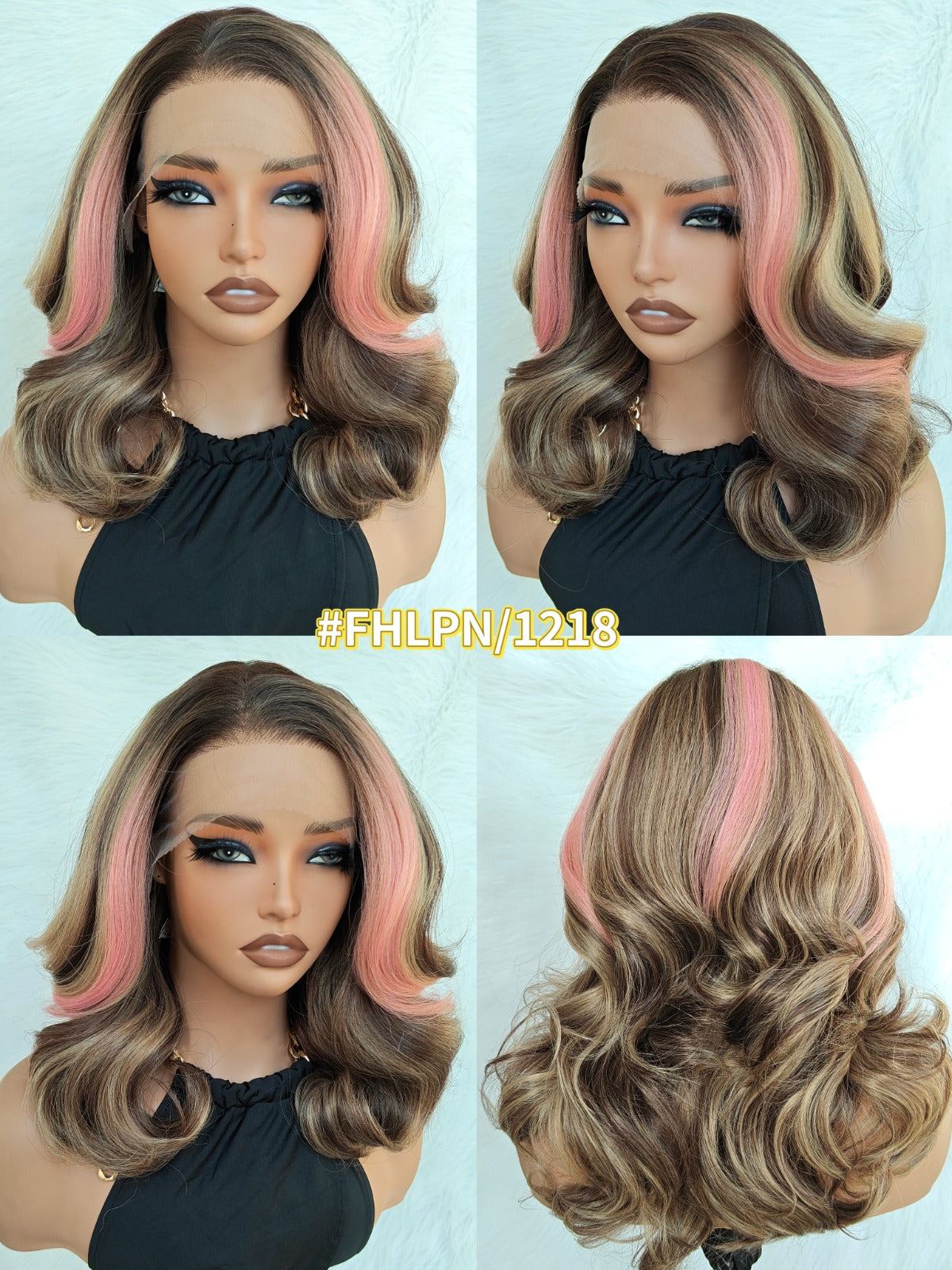 European Synthetic Lace Frontal Wig