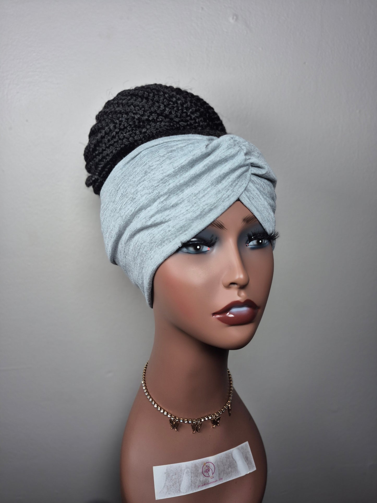 (PRE-ORDER) Custom Box Braid Bun Headband Wig