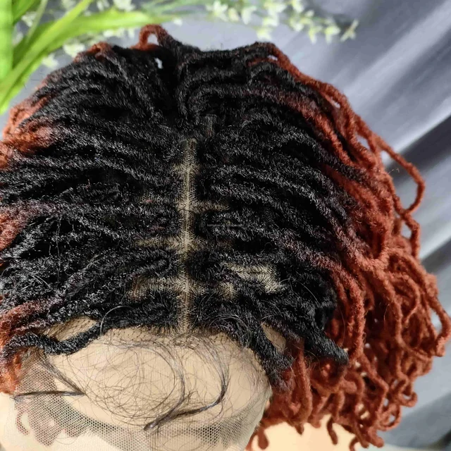 (Pre-Order) 4x4 Lace Closure Faux Locs Crochet Wig