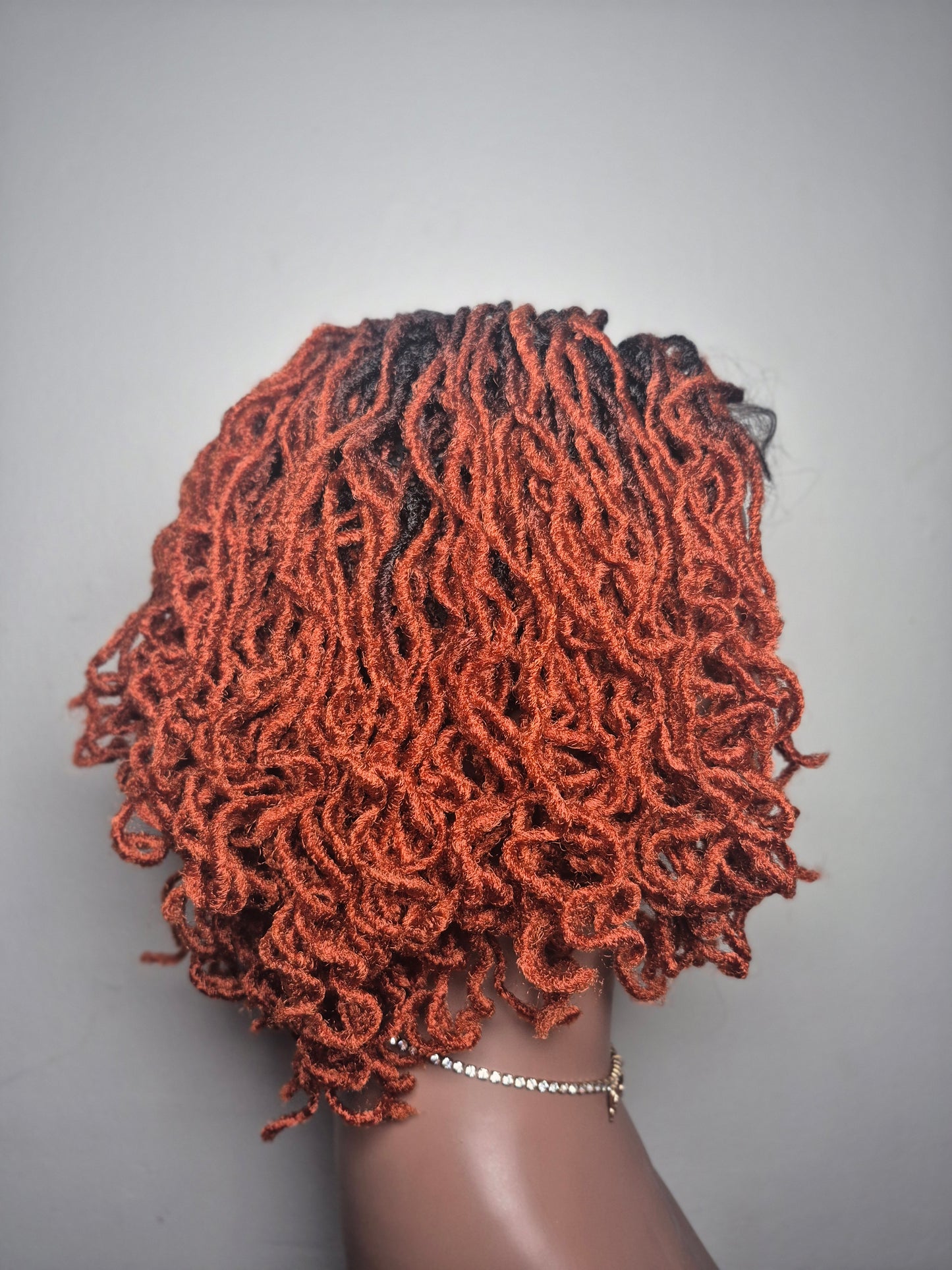 (Pre-Order) 4x4 Lace Closure Faux Locs Crochet Wig | Shake & Go | Pre-Plucked Baby Hairs