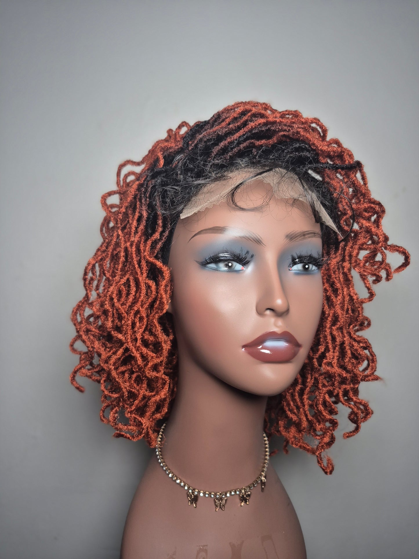 (Pre-Order) 4x4 Lace Closure Faux Locs Crochet Wig | Shake & Go | Pre-Plucked Baby Hairs