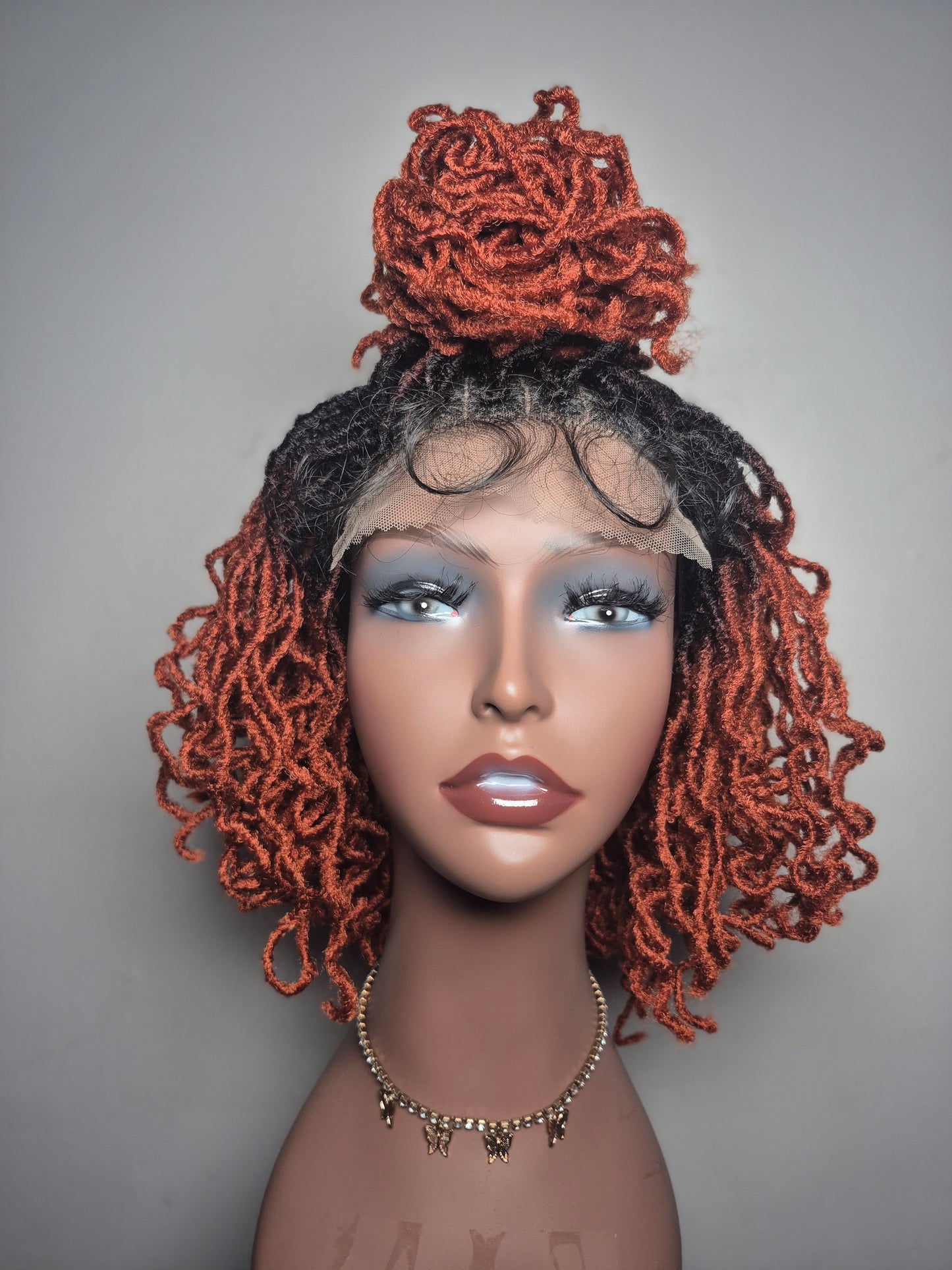 (Pre-Order) 4x4 Lace Closure Faux Locs Crochet Wig | Shake & Go | Pre-Plucked Baby Hairs