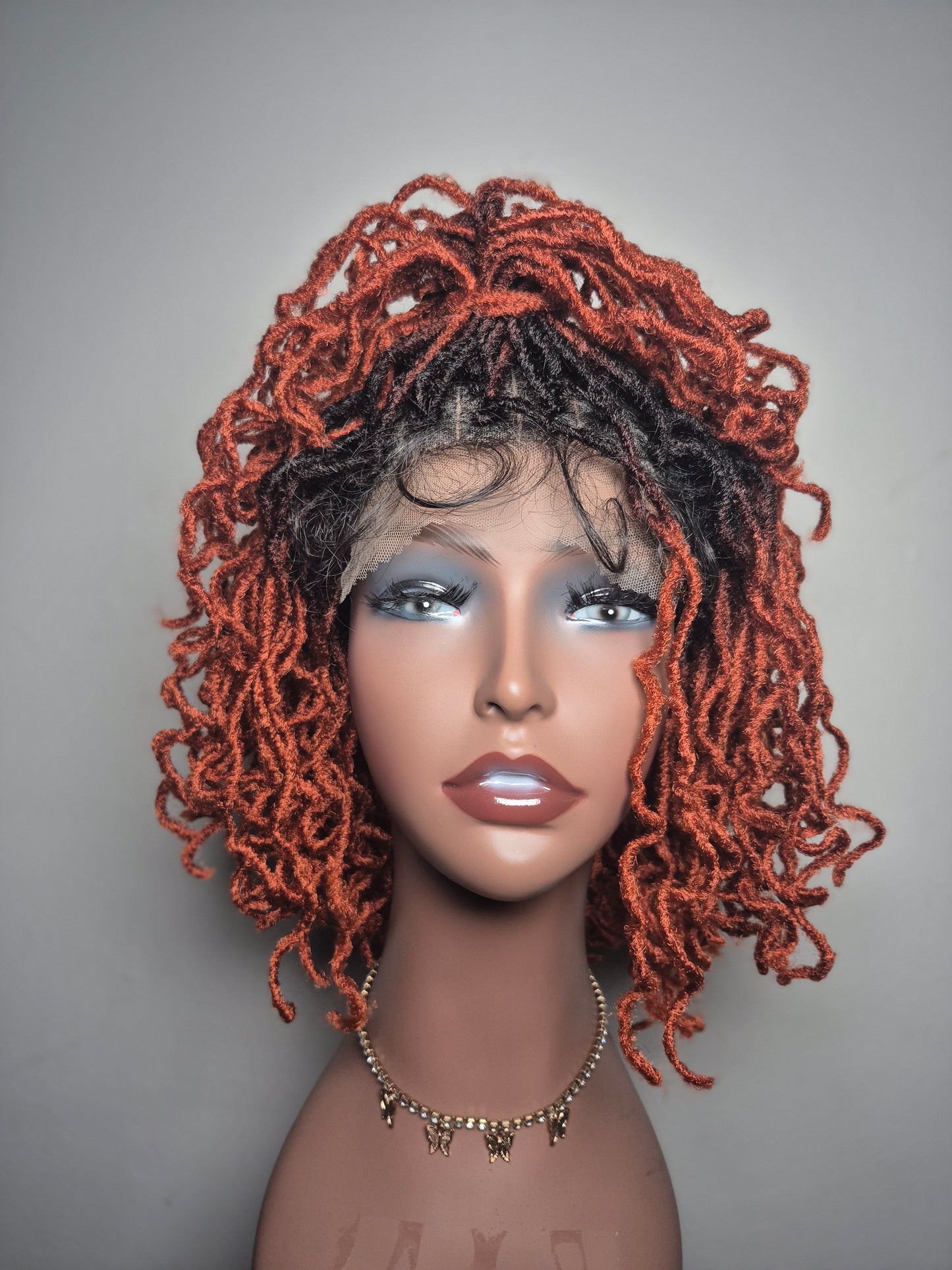 (Pre-Order) 4x4 Lace Closure Faux Locs Crochet Wig | Shake & Go | Pre-Plucked Baby Hairs