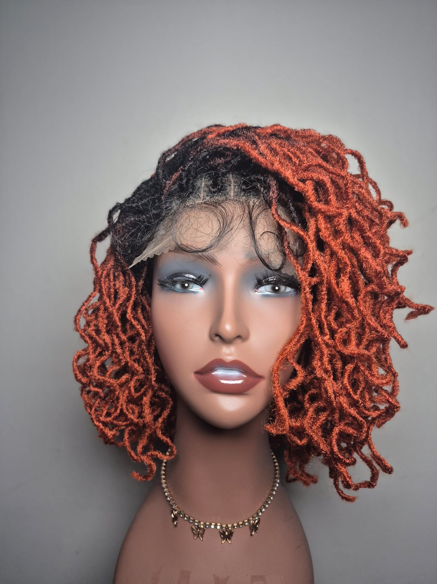 (Pre-Order) 4x4 Lace Closure Faux Locs Crochet Wig | Shake & Go | Pre-Plucked Baby Hairs