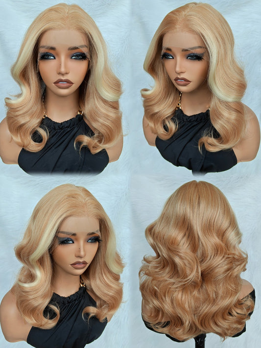 European Synthetic Lace Frontal Wig