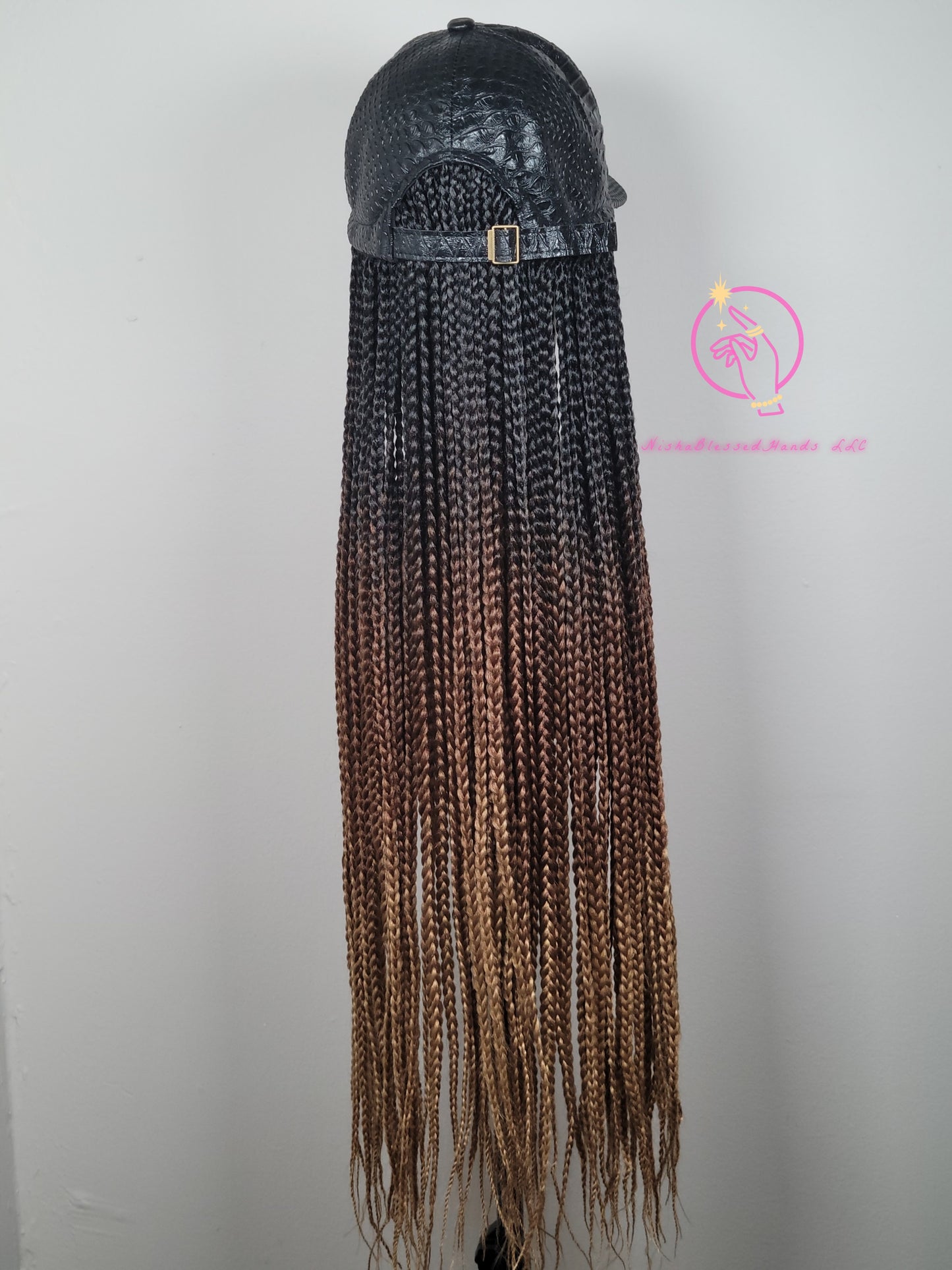 (Pre-Order) Custom Hat Wigs With Synthetic Braids