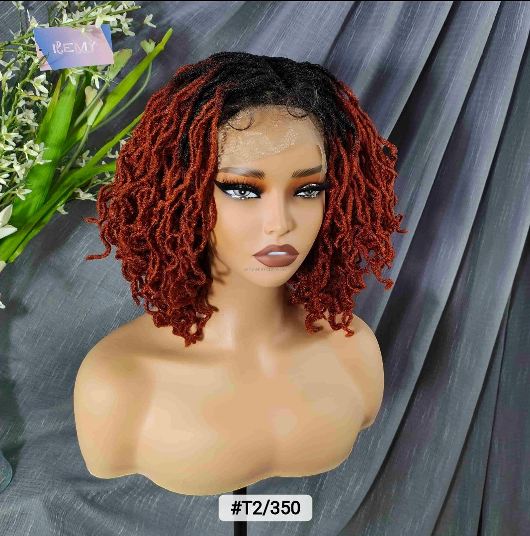 (Pre-Order) 4x4 Lace Closure Faux Locs Crochet Wig
