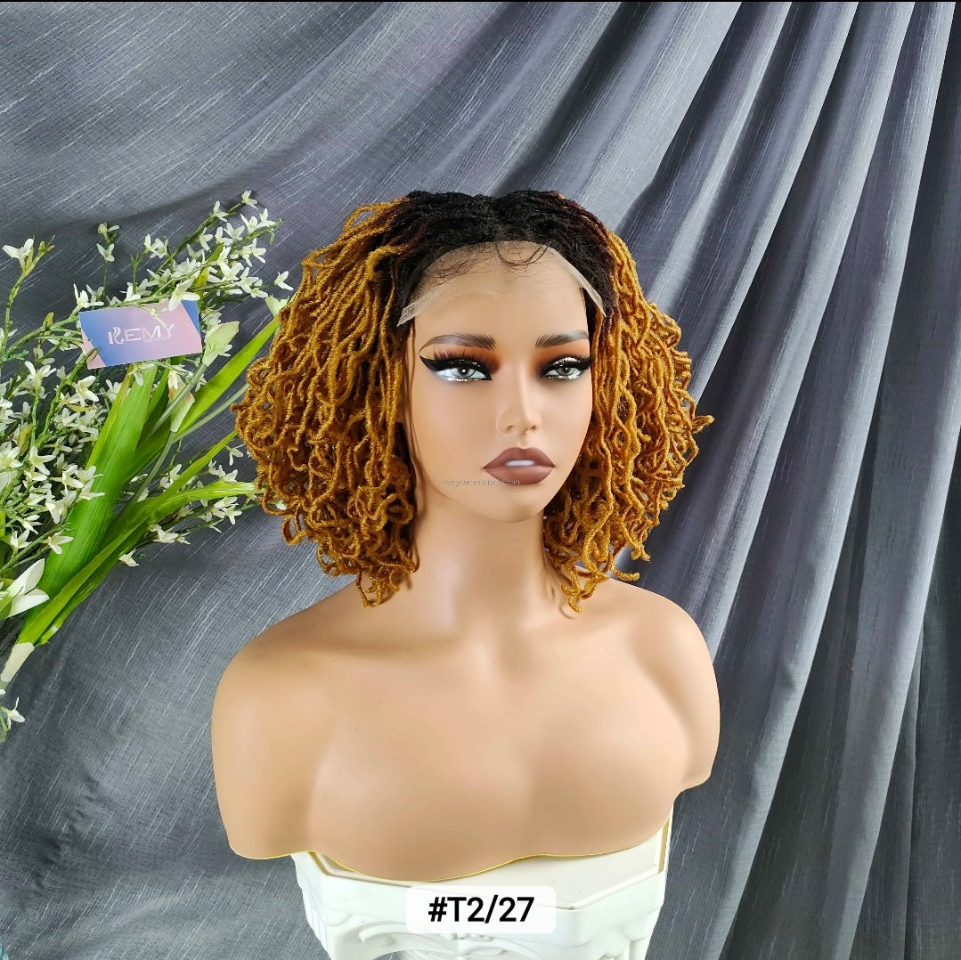 (Pre-Order) 4x4 Lace Closure Faux Locs Crochet Wig