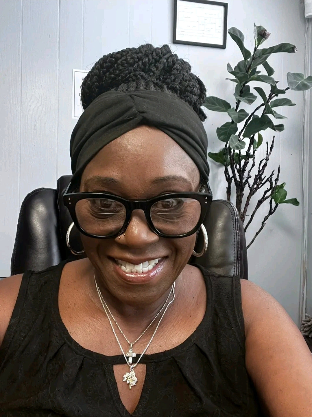 (PRE-ORDER) Custom Box Braid Bun Headband Wig