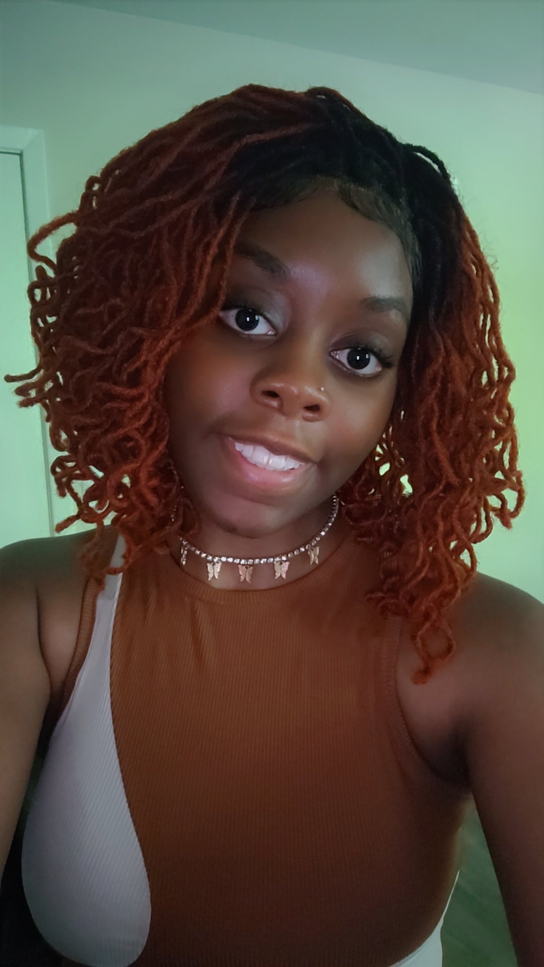 (Pre-Order) 4x4 Lace Closure Faux Locs Crochet Wig