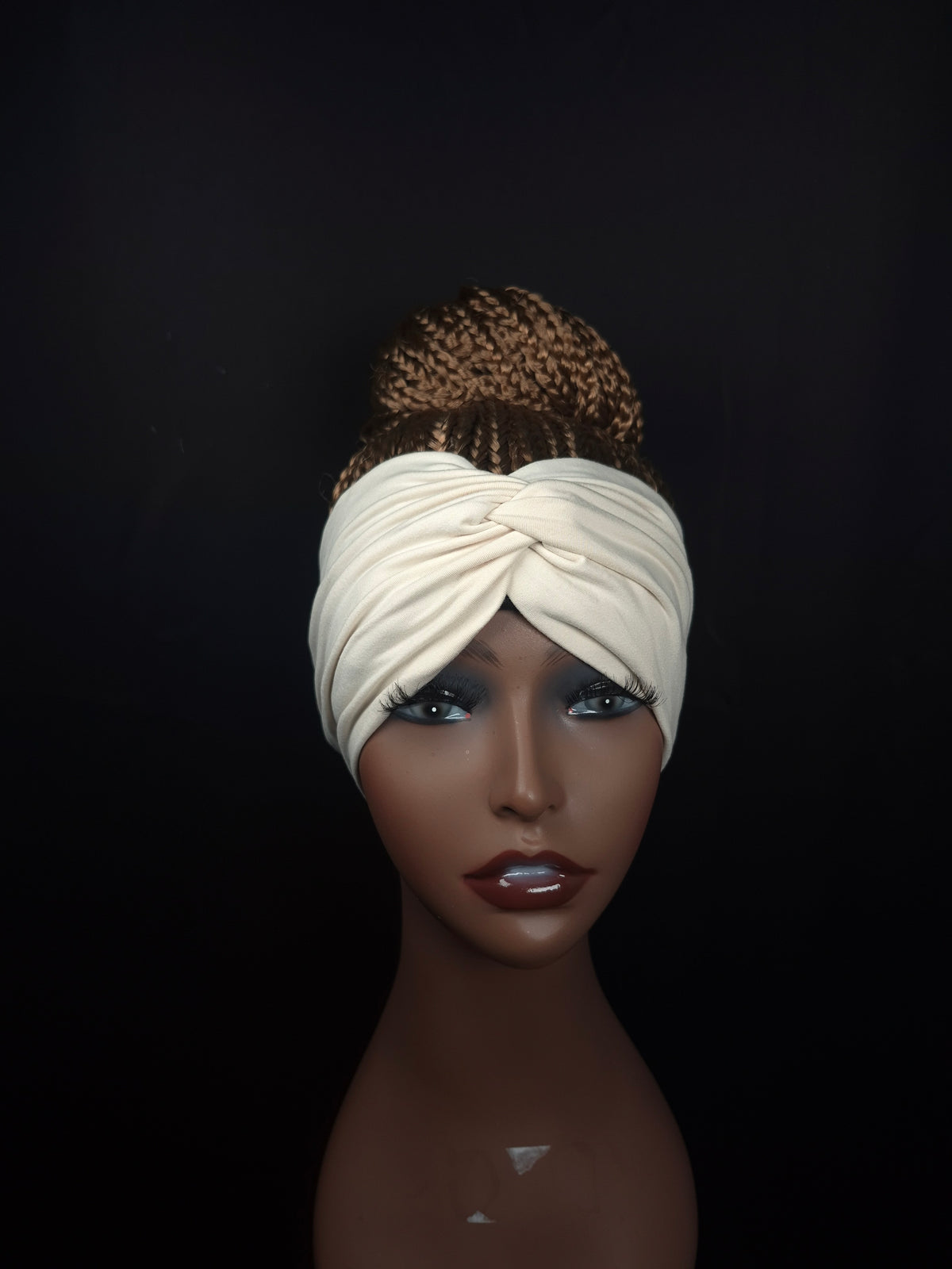 #27 (Honey Blonde) Headband Bun Wig- Standard Size