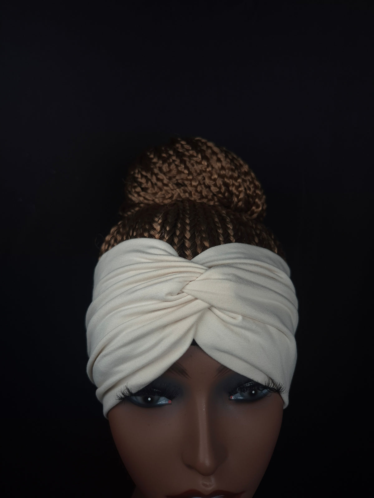 #27 (Honey Blonde) Headband Bun Wig- Standard Size