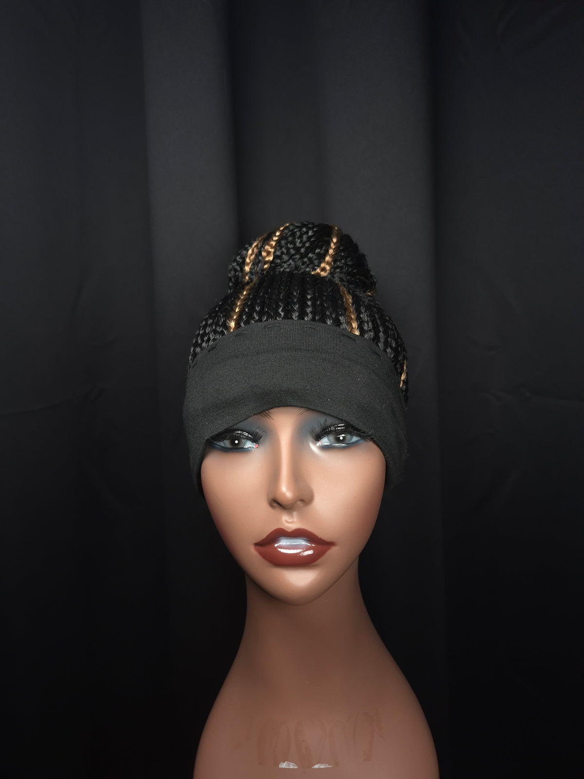 1B/27 Braided Bun Headband Wig